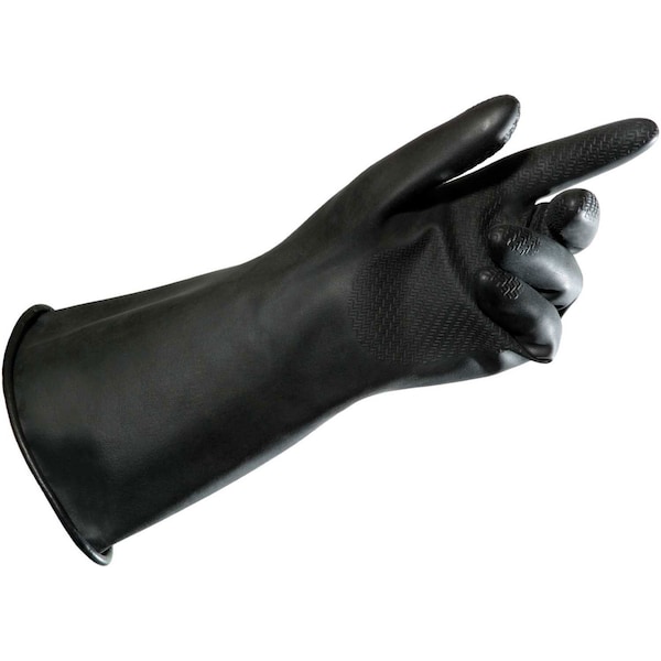 Mapa Chemical Resistant Gloves, 14 in L, 20, Black, S, 1 PR 651317 - main